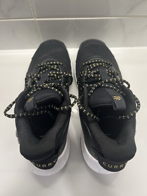 Under Armour Curry 3Z7 Mens Basketball Shoes Black Gold 3026622-001 Size 11‎ Under Armour Curry 3Z7 Black Gold Basketball Shoes Men main image 4
