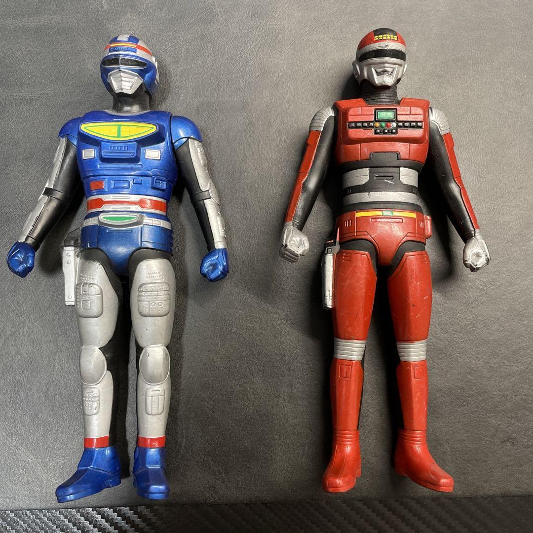 Space Sheriff Gavan Sharivan Shaider Soft Vinyl Figure 3p set