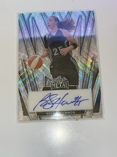 2024 Leaf Metal Women Of Sport Becky Hammon Silver Auto /5 Las Vegas Aces