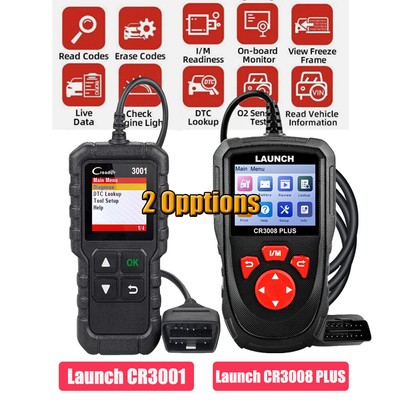 Automotive Code Reader OBD2 Scanner Car Check Engine Fault Diagnostic Tool USA