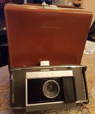 Vintage Polaroid Land Camera With Leather Case Model J66
