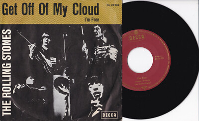 The Rolling Stones  -Get Off Of My Cloud / I'm Free- 7'' 45 Decca  (DL 25 205)