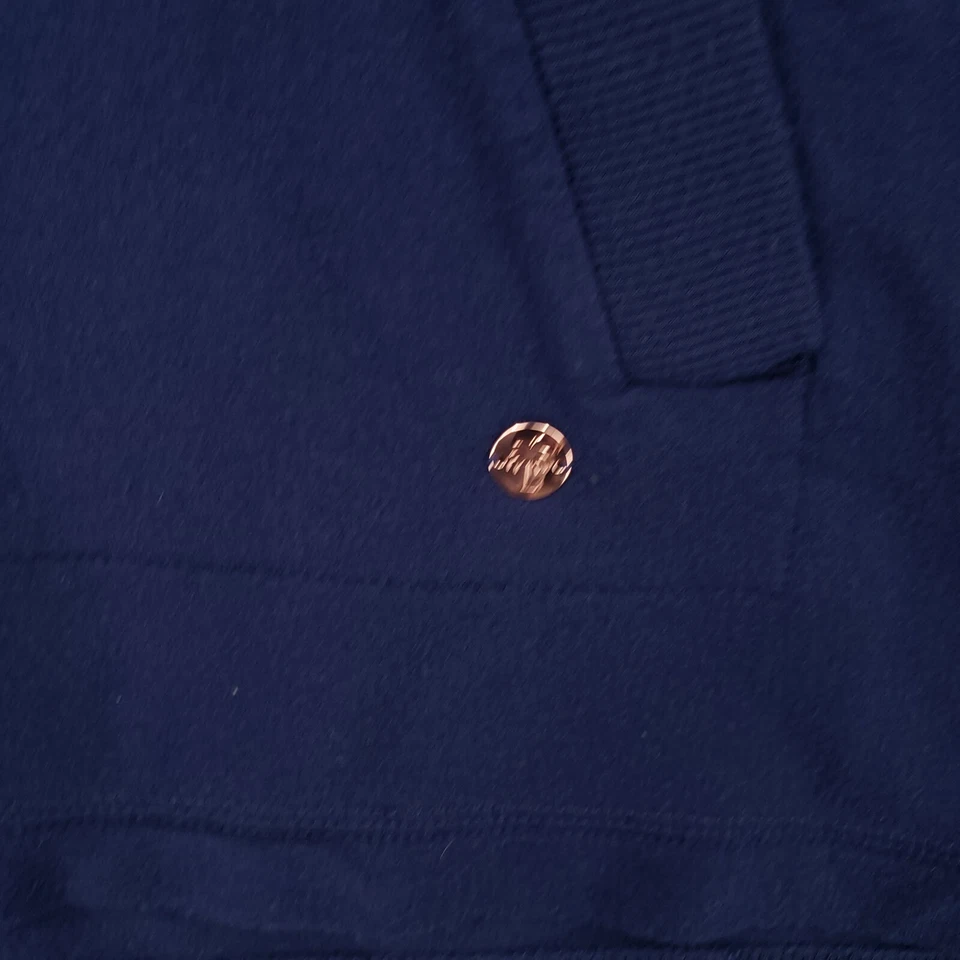 Sudadera con Capucha Lilly Pulitzer Para Mujer S Pequeña Azul Lujo Sudadera Terry Cordón Foto 3 de 4