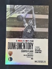 2025 Topps NBA Hoops Dunk-Umentory Cooper Flagg Rookie RC Mavericks