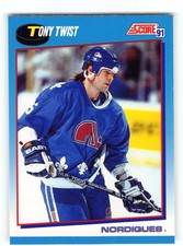 Tony Twist 1991 Nordiques Hockey Card