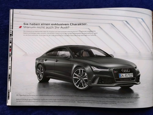Audi RS 7 Hardcover Prospekt 4.2016 - Picture 10 of 11