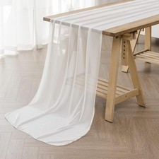 10ft Ivory Chiffon Table Runners for wedding decoration ,ivory 100 pcs avalible