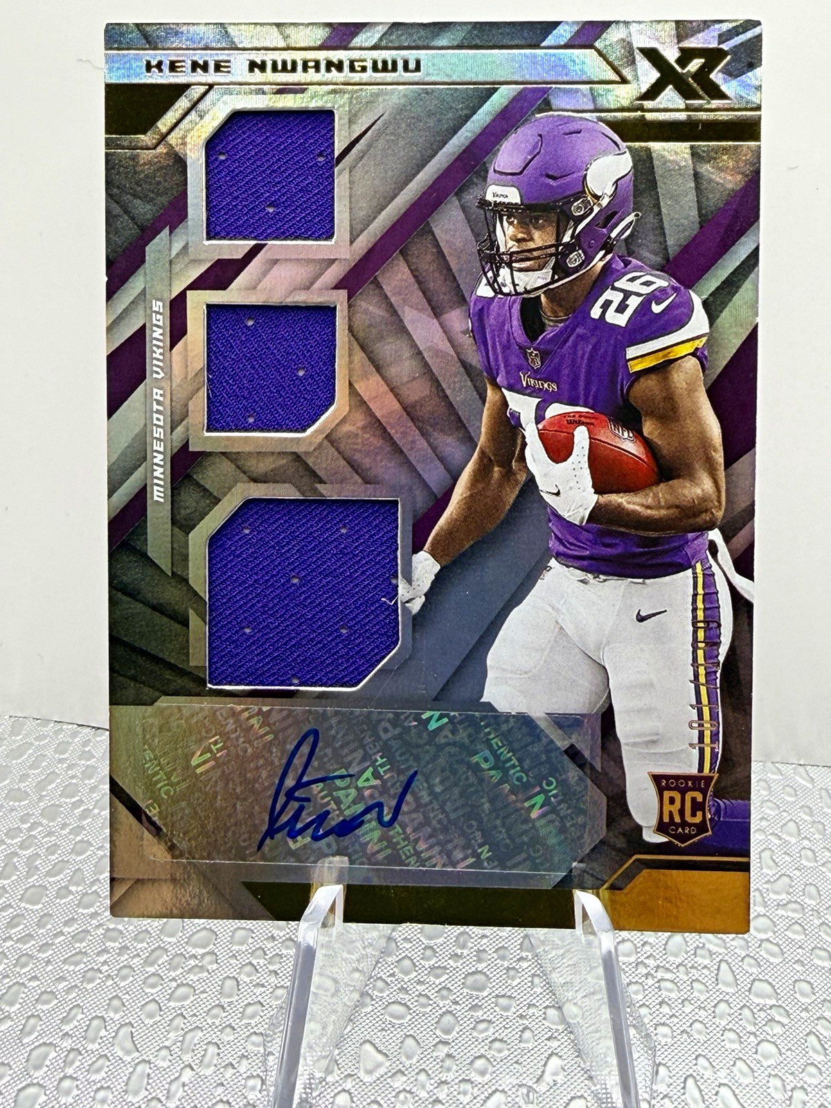 Kene Nwangwu Panini XR #232 Autograph