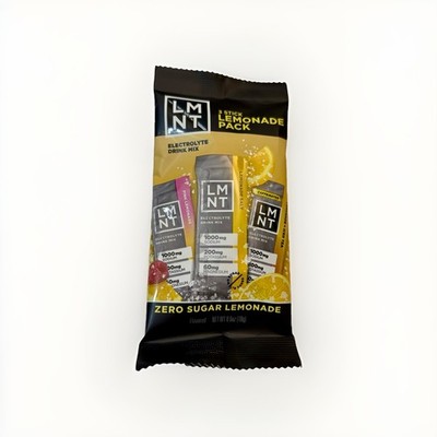 New LMNT 15 Sticks Pink Lemonade & Ice Tea Pack 5 Packs Of 3 Total