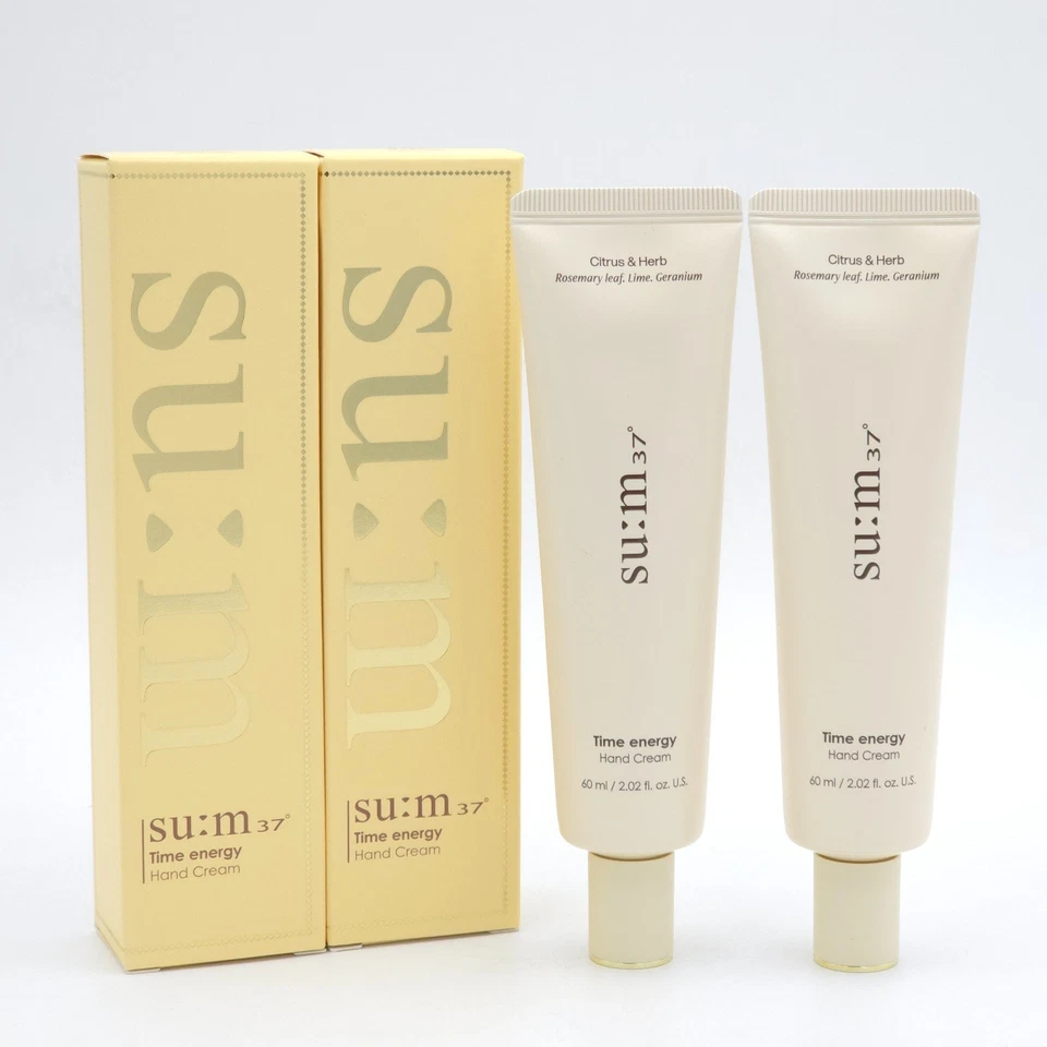 SU:M37 Time Energy Hand Cream Special Set 2 Items My Favorite Nature K-Beauty - Image 3 of 4