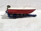 MATCHBOX Lesney No. 48 SPORTS BOAT with BLUE TRAILER Made In England