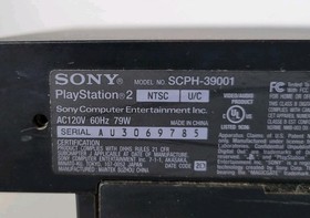 Sony Playstation 2 Fat Console SCPH-39001 PS2 2 Controllers Tested Working