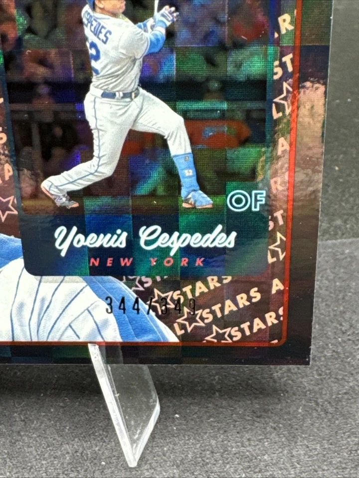 2017 Panini Donruss - All-Stars Yoenis Cespedes #AS-12 Silver /349 - Image 4 of 4