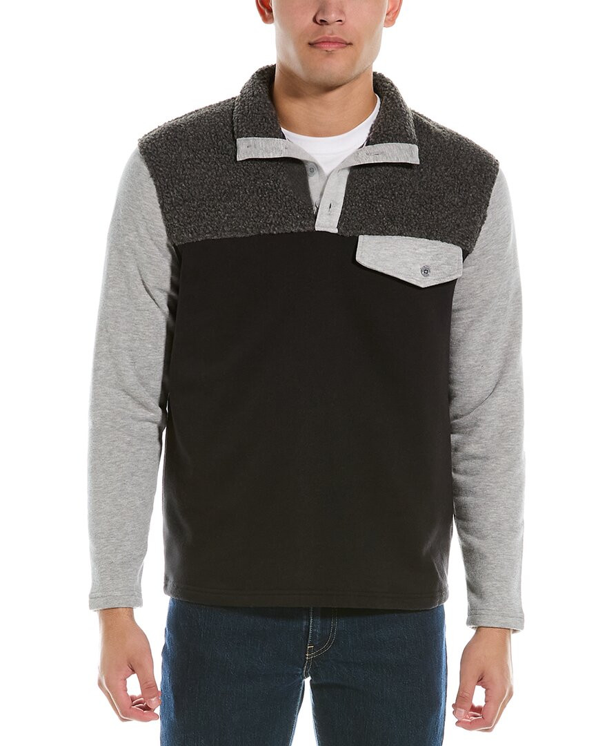 Защищенный от непогоды винтажный имитационный пуловер в цветную клетку Mens S