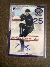 Panini 2025 Prospect Edition Prizm Autographed Patrick Forbes Diamondbacks #118