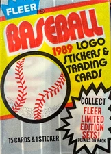 1989 Fleer Baseball Wax Pack