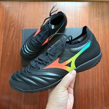 Mizuno Morelia Neo Sala Beta Japan TF Mens Turf Soccer Shoes Black Q1GB2690
