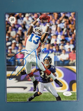 Stevie Johnson 13 WR Buffalo Bills NFL Football Signed Autograph JSA 8x10 Photo