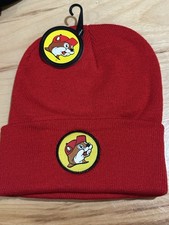 Buc-ee's Unisex Adult Beanie Hat Red New With Tags Buccees Winter Snow Ski Cap