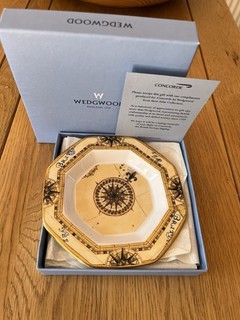 Wedgwood China Concorde Trinket Dish Excellent Condition In Box