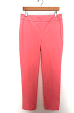 Talbots Women's Chatham Straight Ankle Pants, Coral, Size 6
