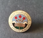 old badge badge tourist union enamel dragon paris