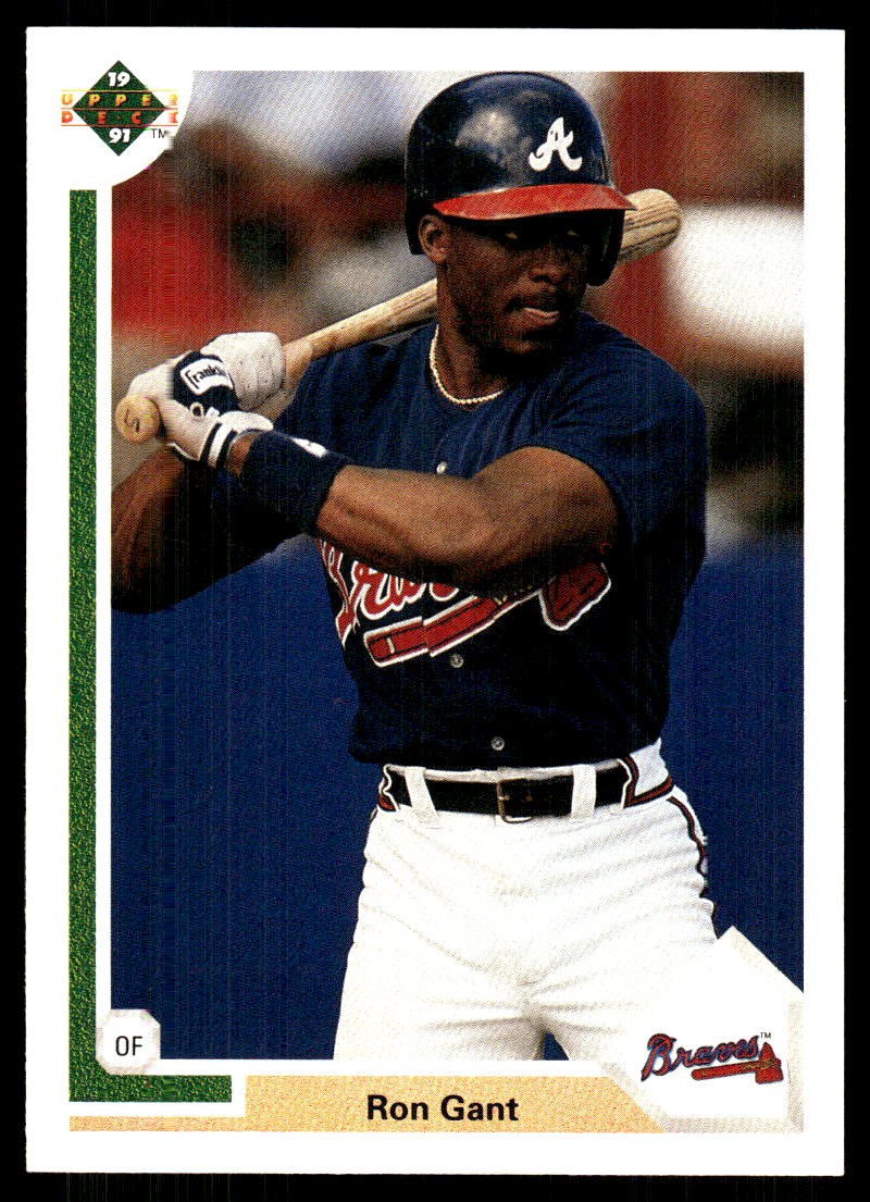 Ron Gant 1991 Upper Deck #361 Braves FREE SHIPPING StackedPacks