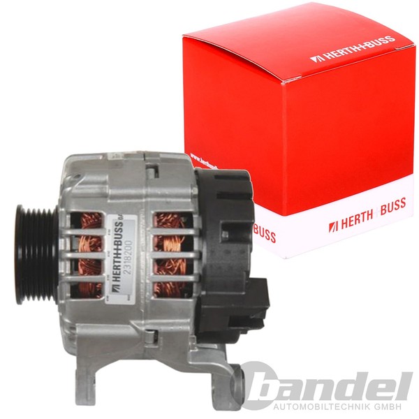 Herth+Buss Lichtmaschine Generator 140A Passend FüR Audi A4 A6 Allroad Skoda-image