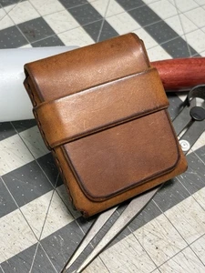Handmade Leather Vertical Pocket Flap Wallet – Slim & Durable