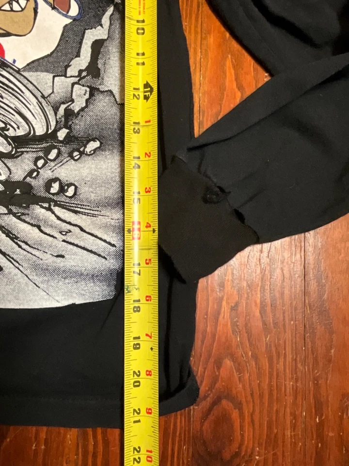 Camiseta De Colección Años 90 Space Jam Bugs Bunny Taz Looney Tunes Negra Manga Larga XL Foto 3 de 4