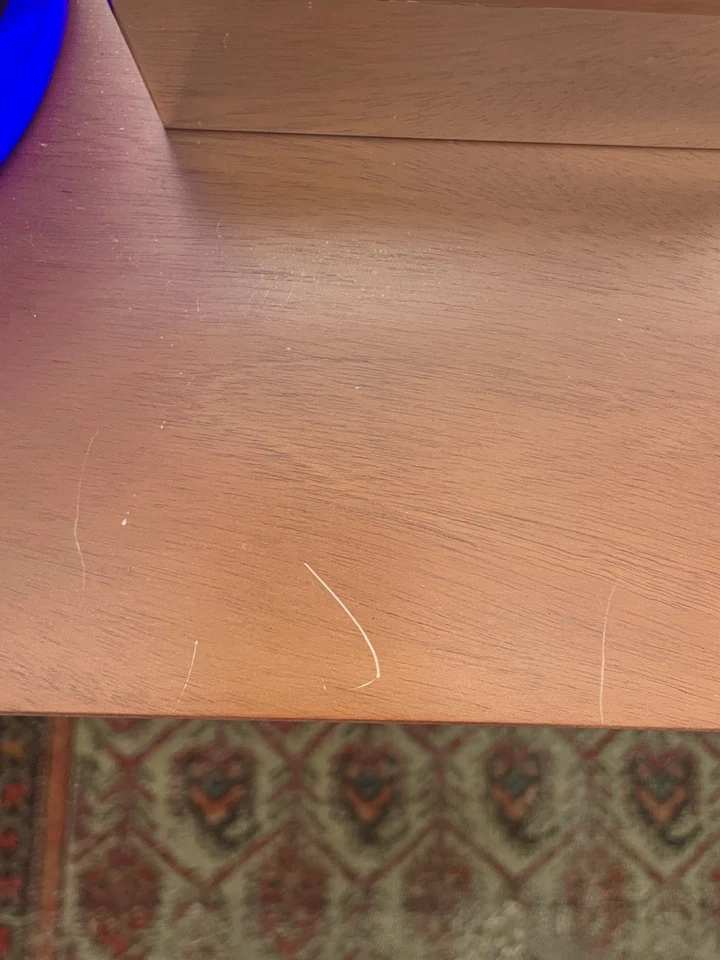 Gabinete de almacenamiento de ratán Credenza - Madera natural - 2 puertas con estantes Foto 3 de 4