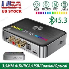 Bluetooth Transmitter  Receiver Wireless Adapter 3.5mm AUX For Home speakers