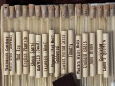 vtg WWII era 1945 rare Allergy Scratch Testing Kit LEDERLE Lab GLASS Vials