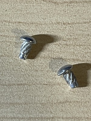 Ford Lincoln Mercury Factory Correct Door VIN Data Plate Tag Rivets 2pcs LE | Vintage Part - Foto 3