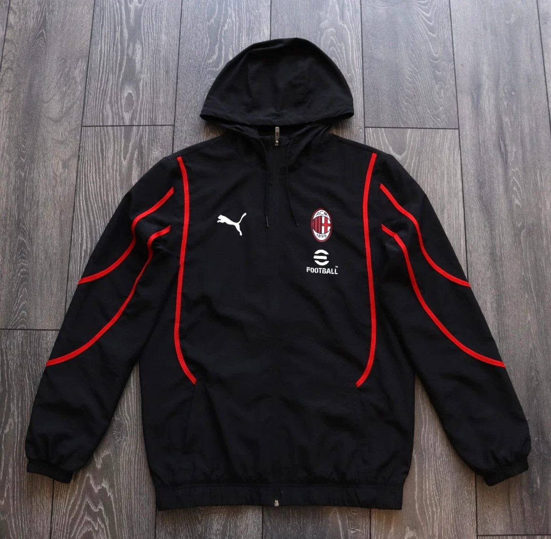 AC Milan Black International Club Soccer Fan Jackets for sale | eBay