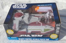 Star Wars The Clone Wars Remote Control Republic Fighter Tank Vehicle 2011 New