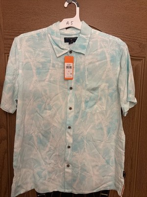 Margaritaville Men's Shirt Size Medium Button Down Palm Trees Tropical