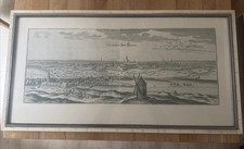 Bild F.B.L. Residenz Stadt Hannover - retro - Skyline - Landkarte, Dachbodenfund