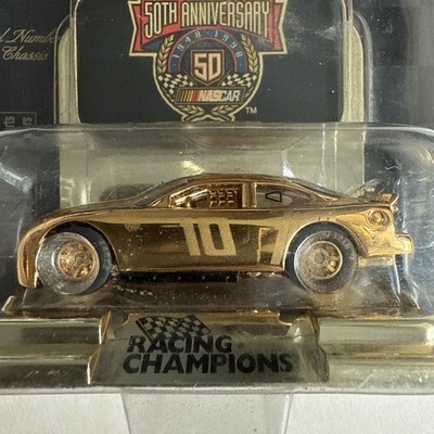 50TH ANNIVERSARY Aqua fresh ミニカー NASCAR 1/64 NASCAR 50th Anniversary Edition 24 K GOLD #10 Car by Racing