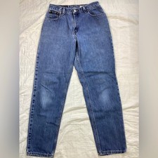 Vintage Levi's 550 Relaxed Fit Tapered Jeans 10 Misses Womens Distressed Y2K