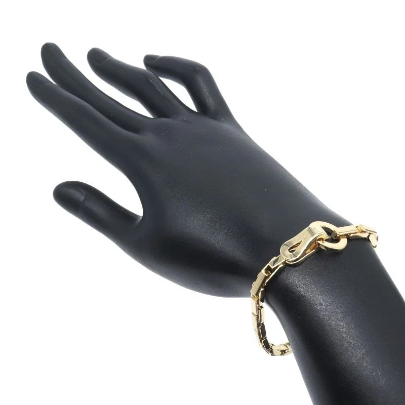 Bracciale Cartier Agraph in oro giallo 18 carati YG braccialetto a catena 7 1...