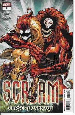 Scream: Curse of Carnage #2 Marvel signed by Clay Chapman