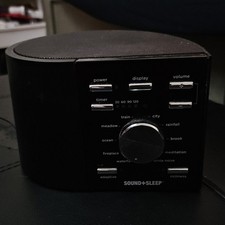Sound Sleep White Noise Machine Black Sound Therapy Sleeping Aid