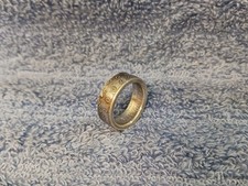 2002 90 Silver Kennedy Half Dollars size 9 coin ring handmade A