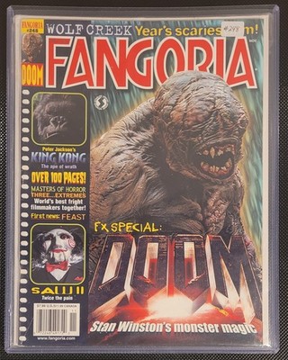 FANGORIA MAGAZINE #248 11/05 DOOM SAW II KING KONG PETER JACKSON WOLF CREEK