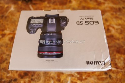 Canon 5D Mark IV Box Only with Owners Manual Cable & 2 CD's  No Camera or Lens