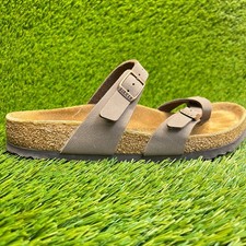 Birkenstock Mayari Birko-Flor Womens Size 8 Brown Beach Outdoor Thong Sandals