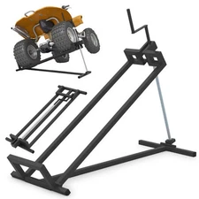 Lawn Mower Lift Jack Riding Mower Lift-Black - Color: Black