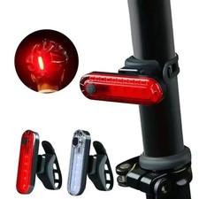 Waterproof 3LED Bike Light USB Rechargeable Super Bright Bicycle Front Headlight
