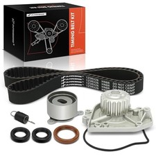 Engine Timing Belt Kit with Water Pump, Tensioner, Seals - Compatible with